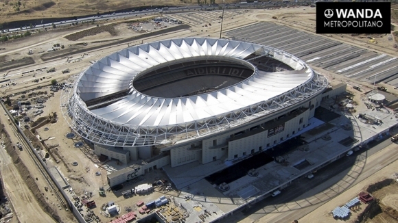 От Атлетико Мадрид пуснаха снимки от строежа на новия си