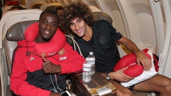 Играчите и щабът на Манчестър Юнайтед пристигнаха в своя хотел