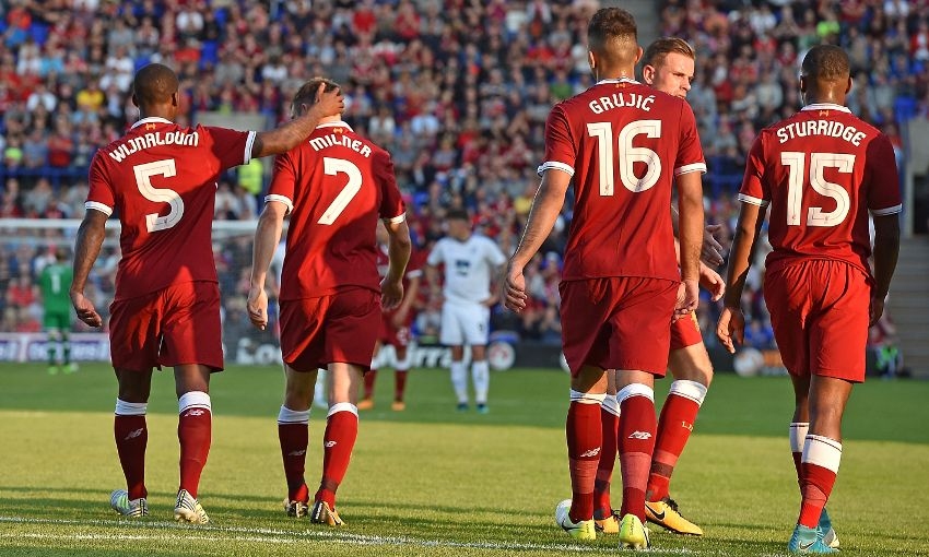 Ливърпул победи с 4:0 Транмиър в първата си проверка от