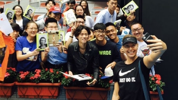 Мария Шарапова направи първа тренировка в Пекин преди началото на