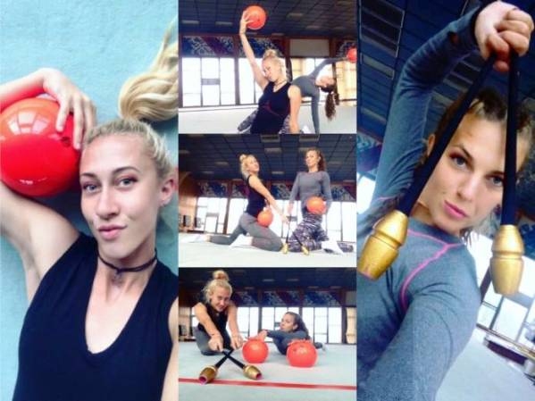 Две от волейболистките на новака Берое Стара Загора и приятелки