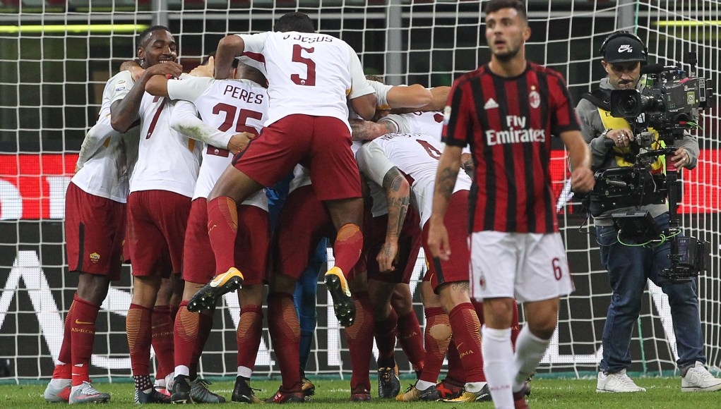 Поражението на Милан у дома от Рома с 0:2 показа,