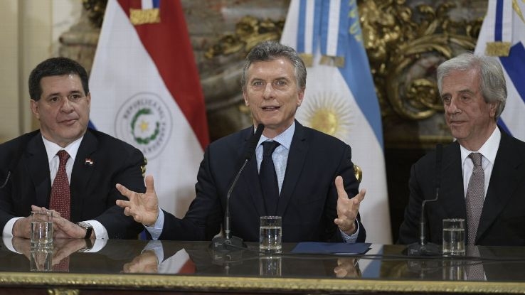 Аржентина, Уругвай и Парагвай стартираха официално кампанията си за съвместно