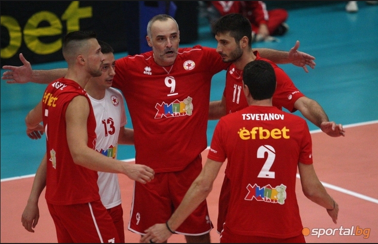 Волейболният вицешампион на България ЦСКА стартира с убедителен успех участието