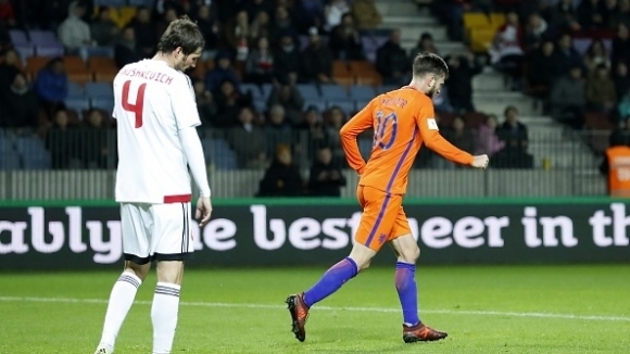 Холандия взе очаквана победа при гостуването си над Беларус и
