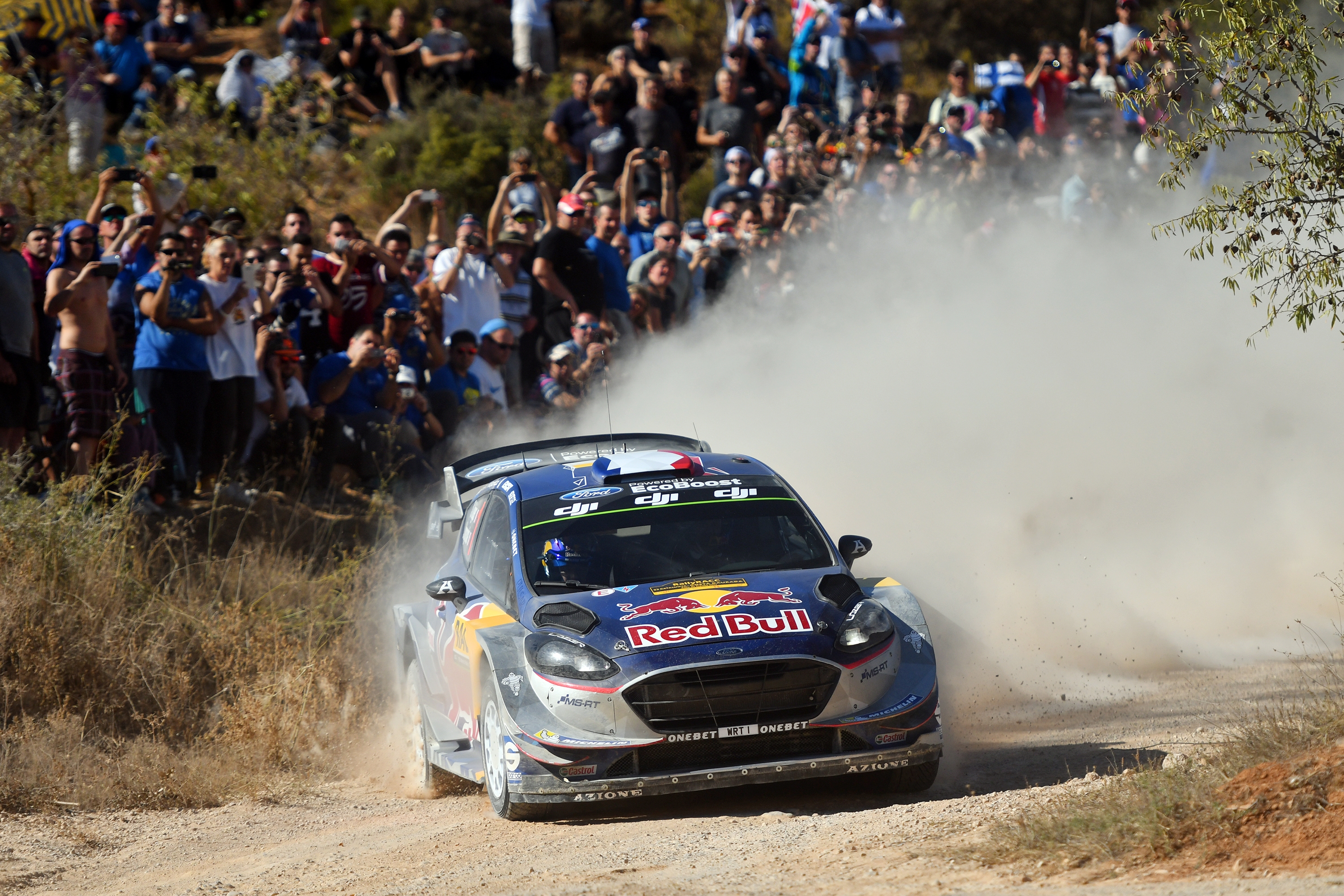 Четирикратният световен шампион във WRC Себастиен Ожие финишира втори на