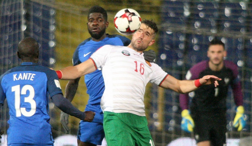 Нападателят на националния отбор Андрей Гълъбинов не бе доволен от