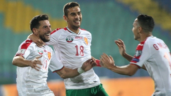 Халфът на България Ивайло Чочев отбеляза изравнителното попадение за нашите