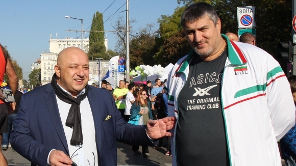 Любо Ганев представител на Асикс един от генералните спонсори