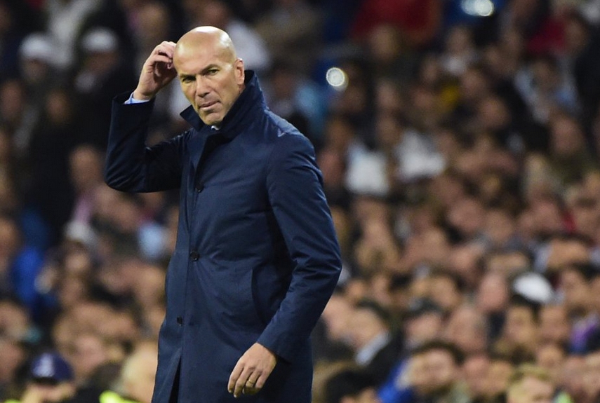 Треньорът на Реал Мадрид Зинедин Зидан изрази разочарованието си от