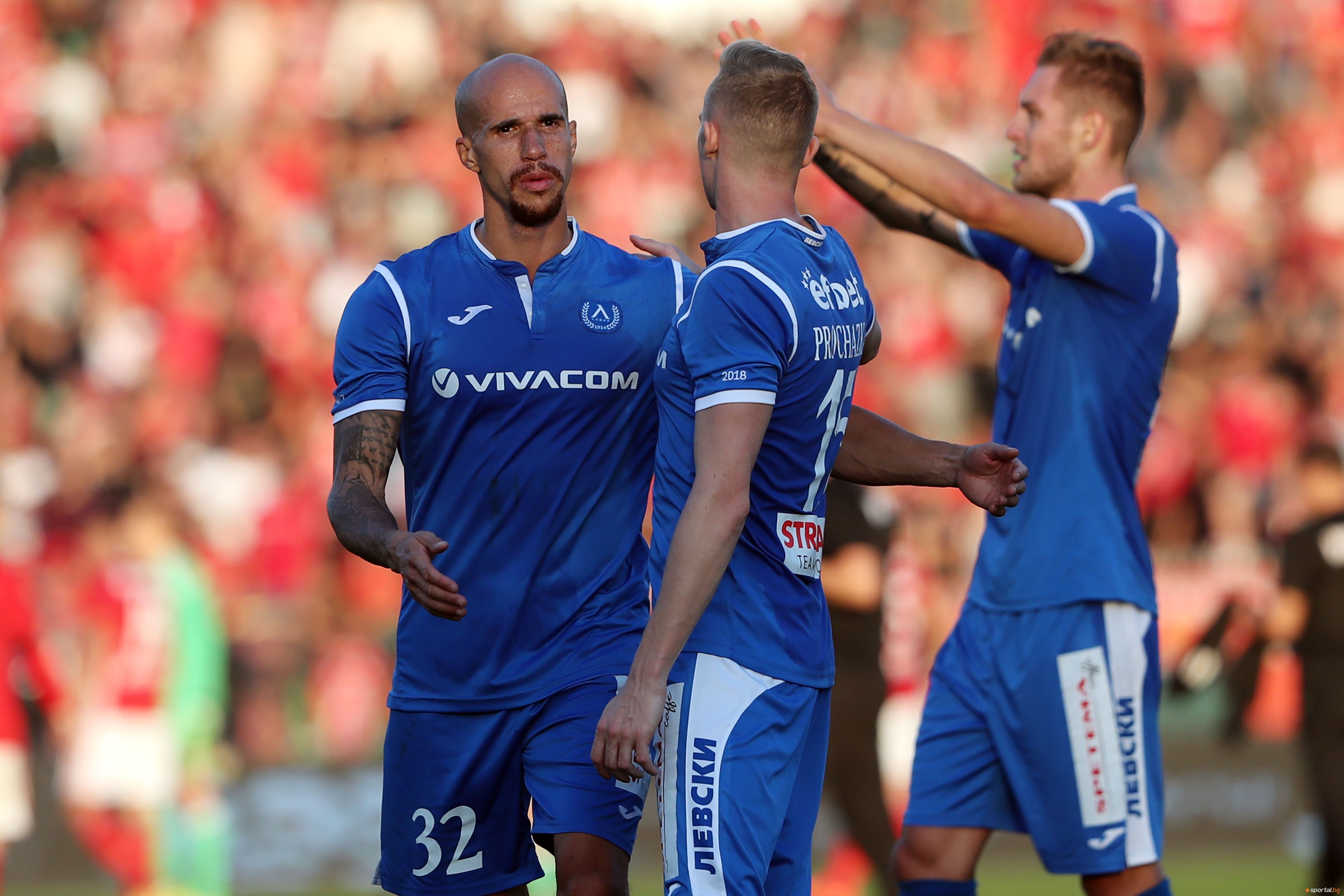 Нападателят на Левски Габриел Обертан сподели първите си впечатления след