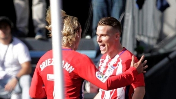 Отборът на Атлетико Мадрид стигна до ценен успех при гостуването