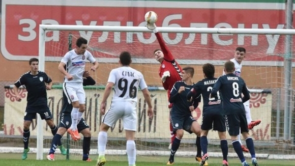 С равенството 1:1 на свой терен с Черноморец (Одеса), отборът