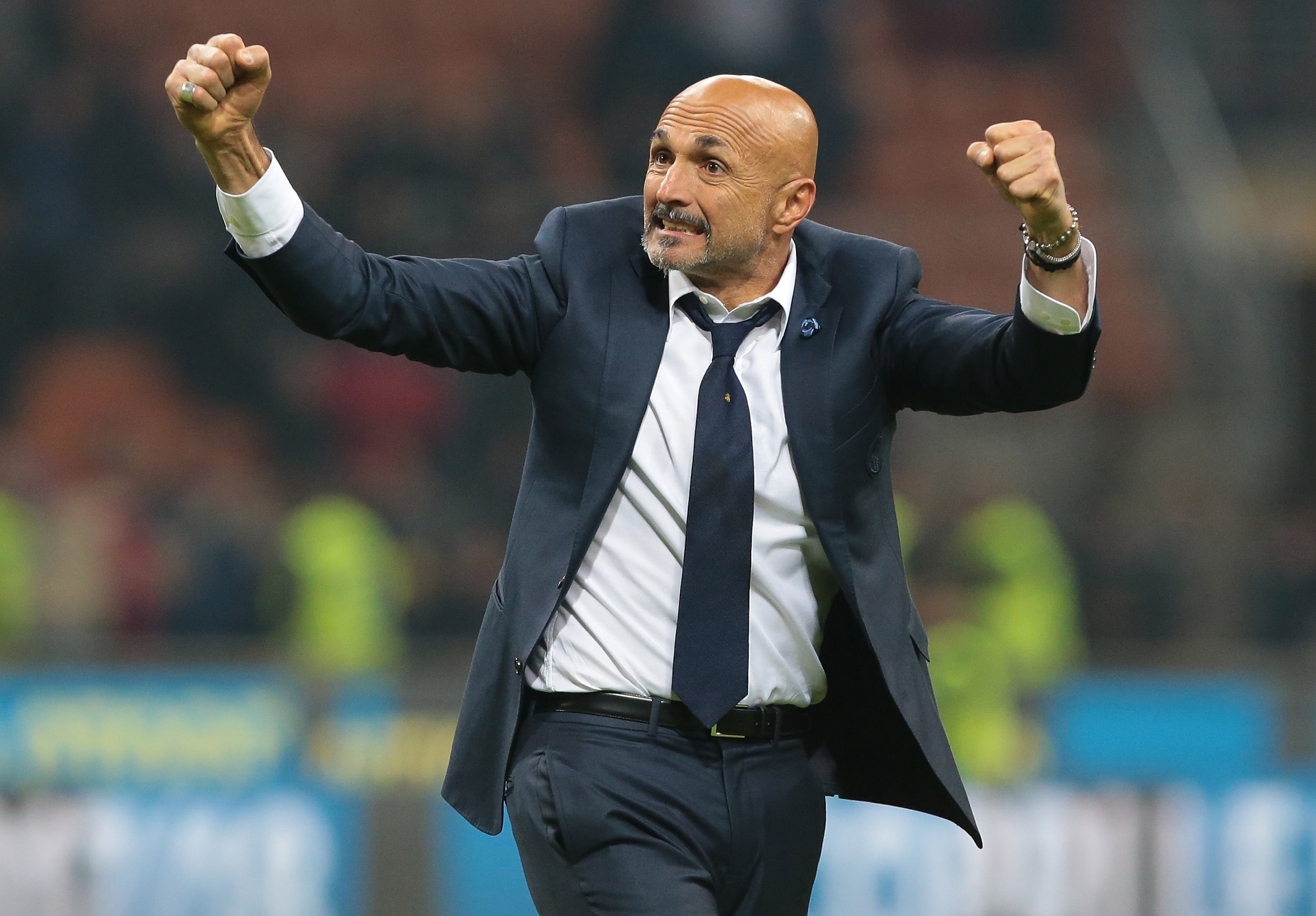 Треньорът на Интер Лучано Спалети призна че и късметът е