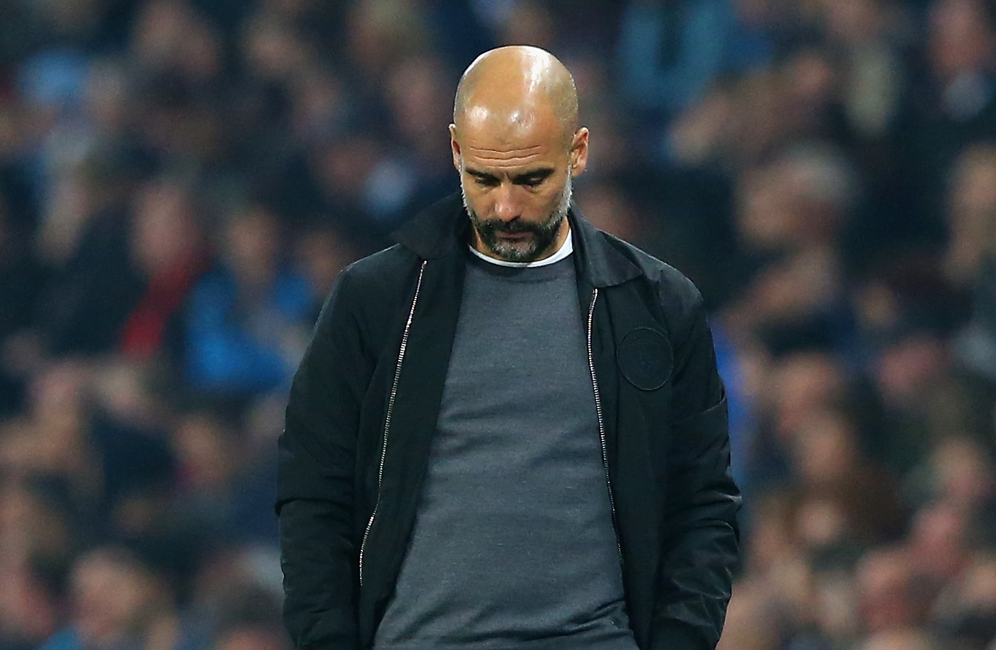 Мениджърът на Манчестър Сити Джосеп Гуардиола не бе никак доволен