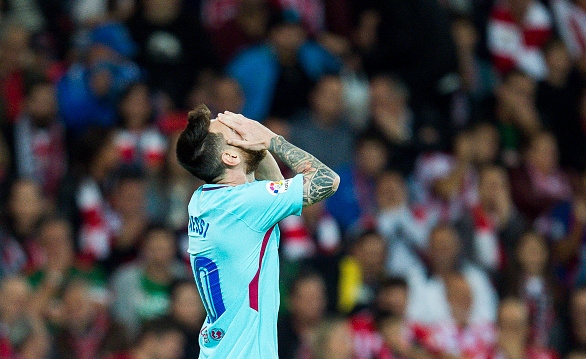 Аржентинската суперзвезда Лионел Меси вкара първия гол за победата на