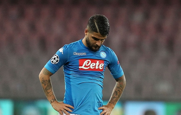 Нападателят на Наполи Лоренцо Инсиние не скри разочарованието си след