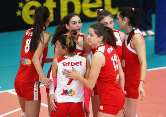 Волейболният отбор на ЦСКА победи Казанлък Волей с 3 0