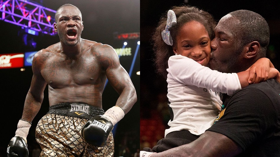 Шампионът на WBC Дионтей Уайлдър се извисява на 2 метра