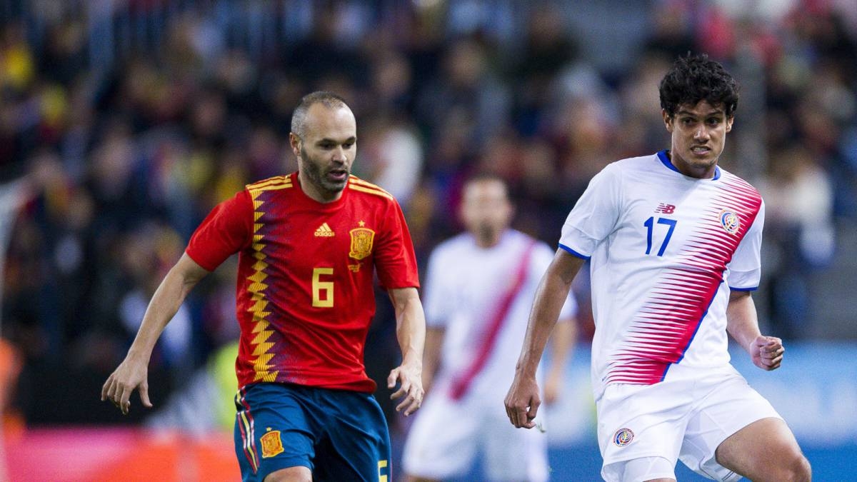 Националният отбор на Испания удари с 5 0 Коста Рика в