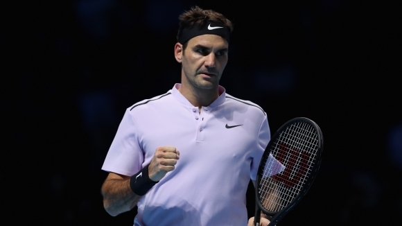 Роджър Федерер стана първият полуфиналист на Финалите на ATP в