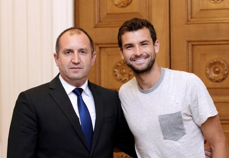 Президентът на България Румен Радев поздрави най добрия ни тенисист Григор