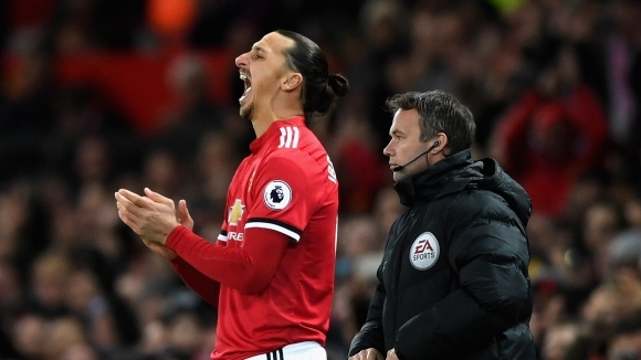 Нападателят на Манчестър Юнайтед Златан Ибрахимович който през този уикенд