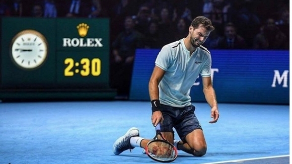 Григор Димитров се разплака от щастие в миговете след като