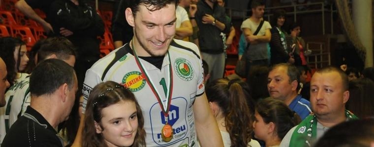 Волейболистът на Добруджа 07 Велизар Чернокожев официално вече е играч