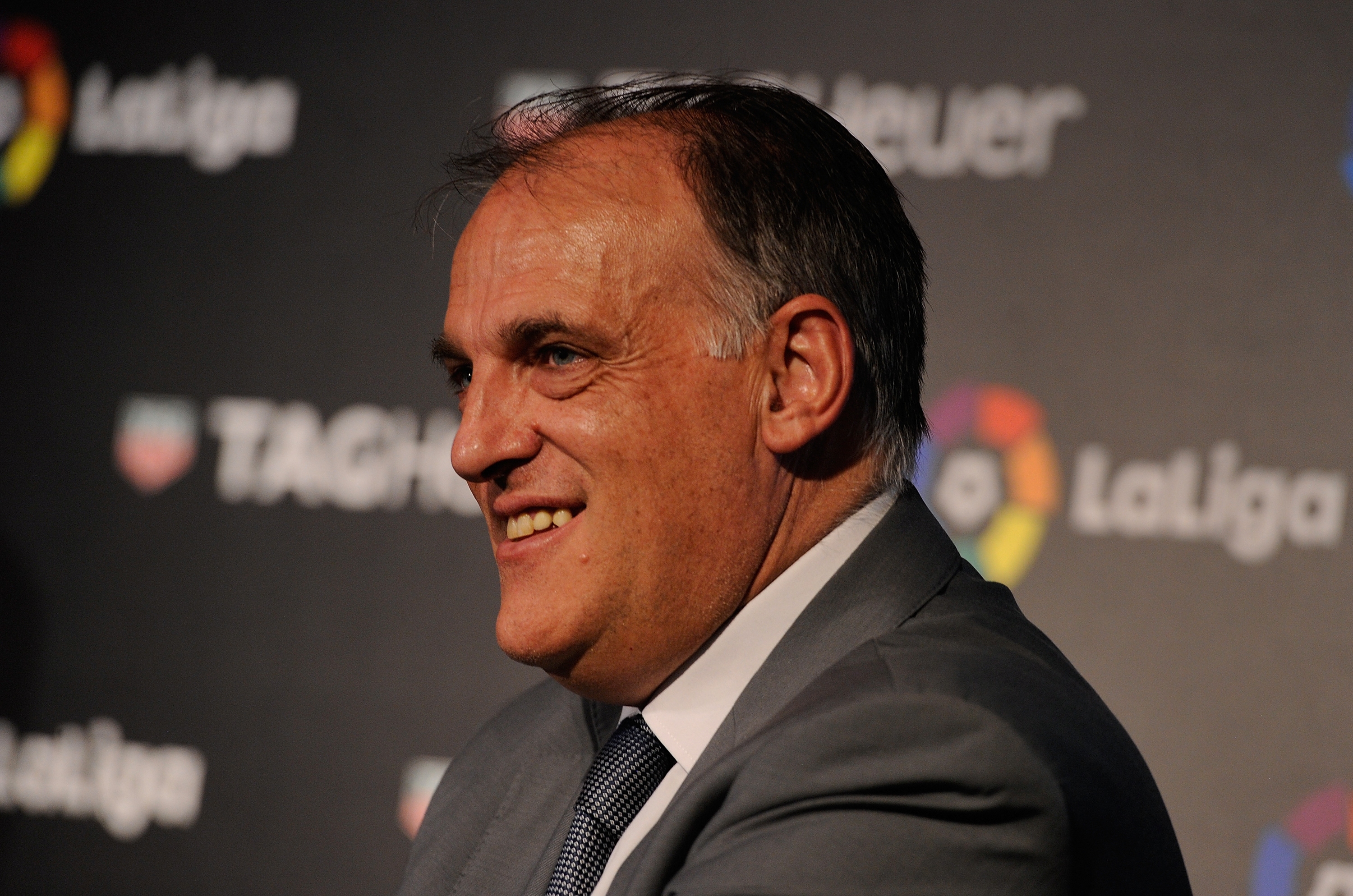 Президентът на Испанската футболна лига Хавиер Тебас потвърди че няма