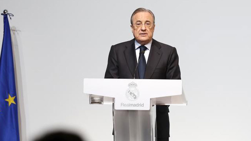 Президентът на Реал Мадрид Флорентино Перес подкрепи футболистите от