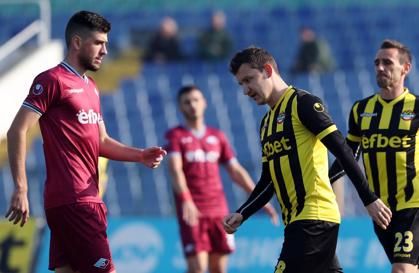 Отборът на Ботев (Пловдив) направи първа тренировка след двубоя от