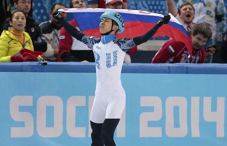 Шесткратният олимпийски шампион по шорттрек Виктор Ан който има руски