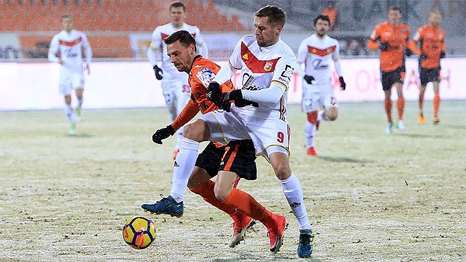 Урал Екатеринбург и Арсенал Тула завършиха 1:1 в първата среща