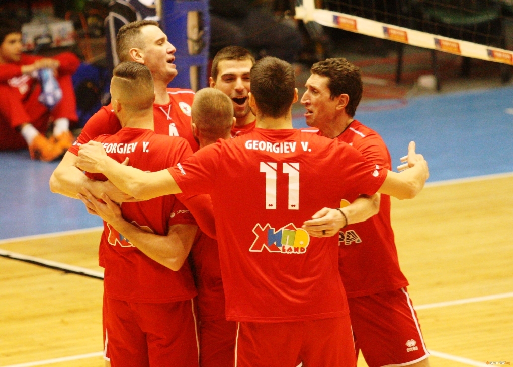Волейболният отбор на ЦСКА записа 5 а поредна и общо 8 а