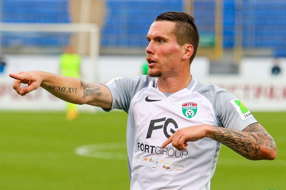 Нападателят на Тосно Антон Заболотний вече е футболист на Зенит