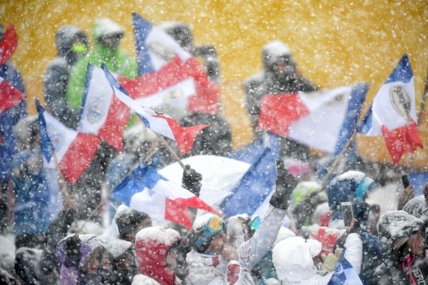 Днешната тренировка по спускане за Световната купа по ски алпийски дисциплини