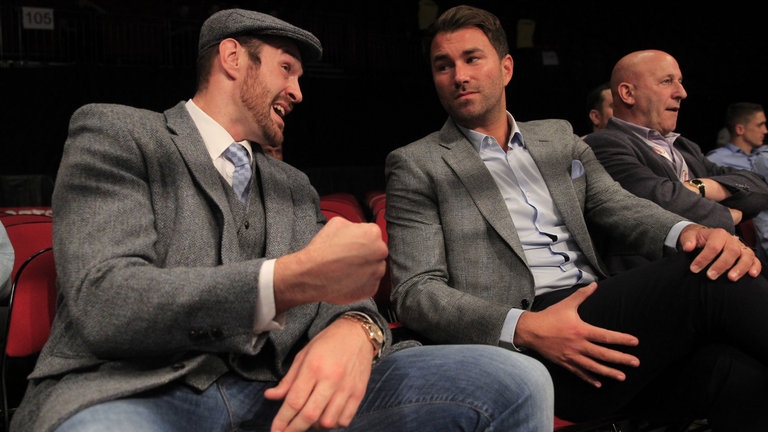 Промоутърът Еди Хърн обяви че Тайсън Фюри най вероятно ще се