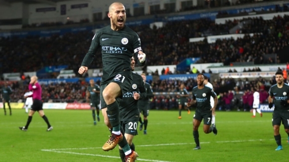 Капитанът на Манчестър Сити Давид Силва който изненадващо пропусна дербито
