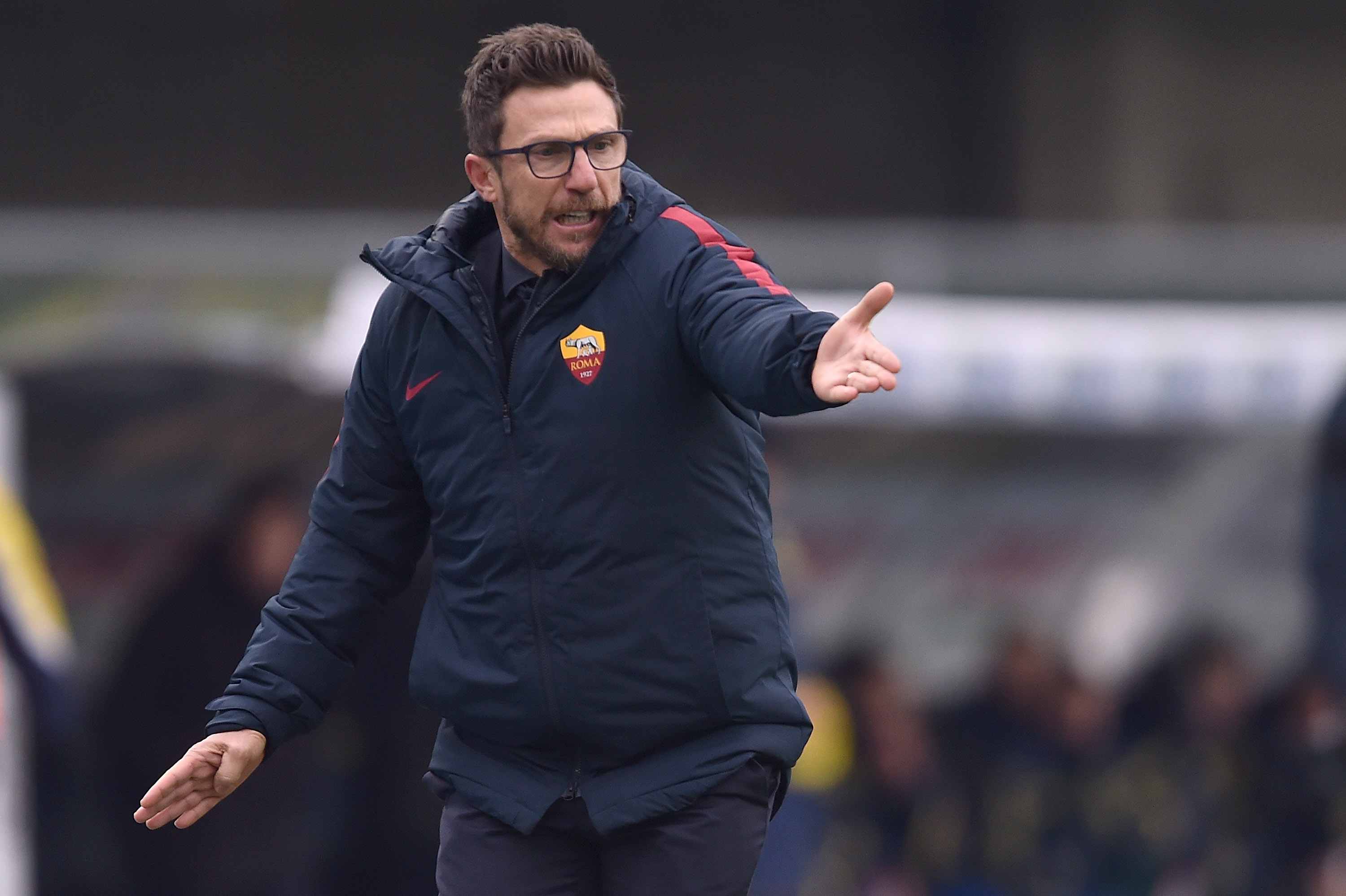 Треньорът на Рома Еузебио Ди Франческо видя позитиви след отпадането
