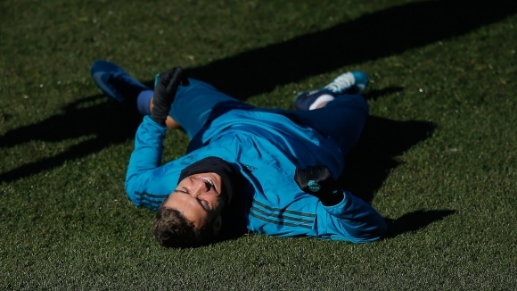 Мегазвездата на Реал Мадрид Кристиано Роналдо най-сетне направи пълноценна тренировка
