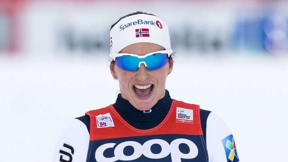Олимпийската и световна шампионка Марит Бьорген Норвегия и лидерката в