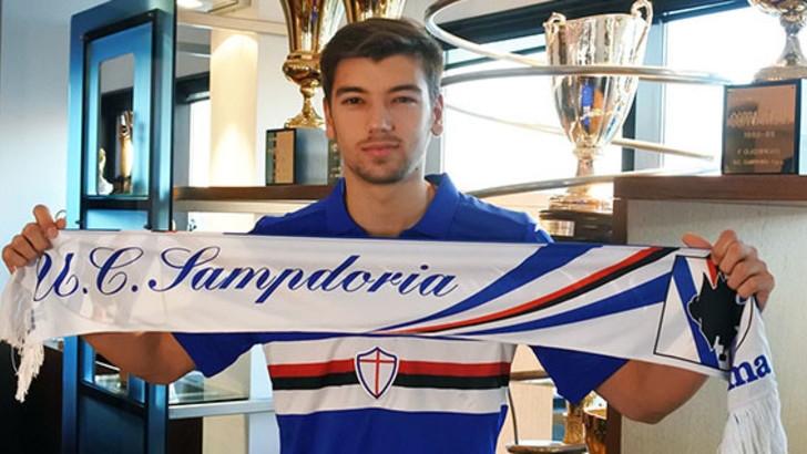 Италианският Сампдория привлече полузащитника Огнйен Стйепович който бе представен официално