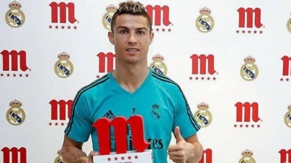 Голямата звезда Реал Мадрид Кристиано Роналдо получи приза за най добър