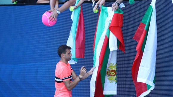 Двубоят на Григор Димитров от втория кръг на Откритото първенство