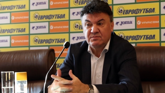 Президентът на Българския футболен съюз Борислав Михайлов за пореден път