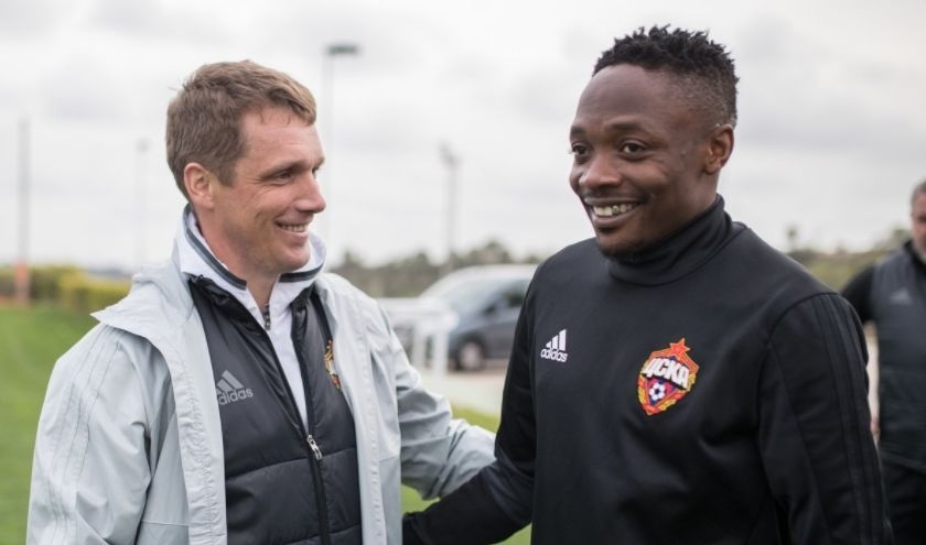 Нападателят Ахмед Муса направи първа тренировка в ЦСКА Москва след