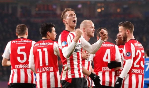 Гастон Перейро записа своя мач №100 за ПСВ Айндховен а