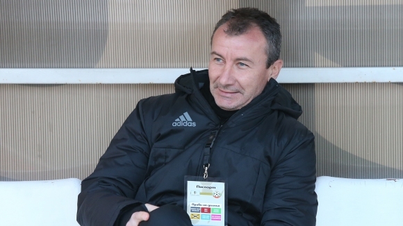 Треньорът на ЦСКА-София - Стамен Белчев, говори след завръщането на