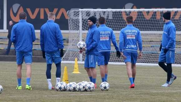 Отборът на Левски проведе по рано днес последна тренировка на малтийска